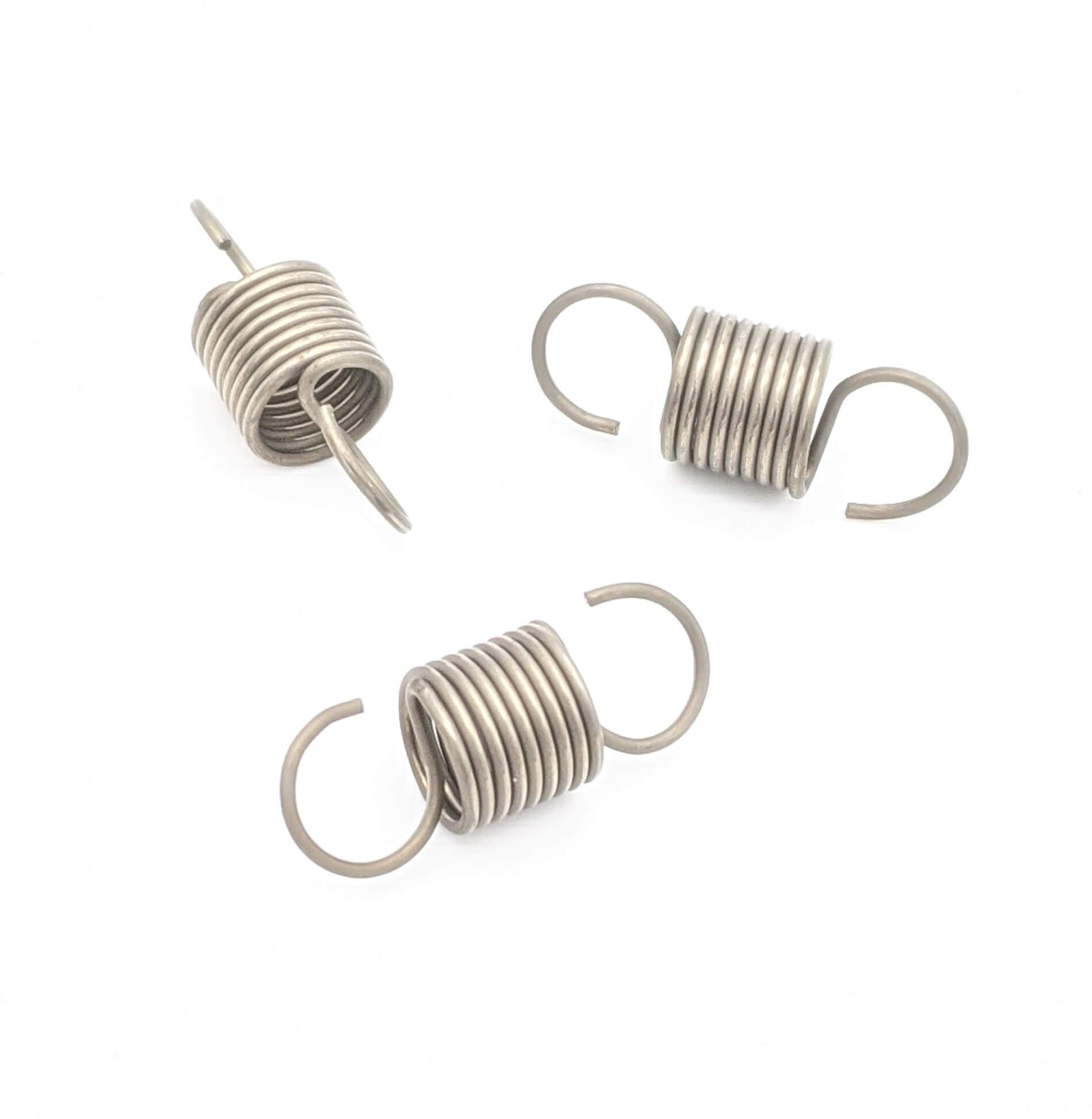 3 Center hook extension springs