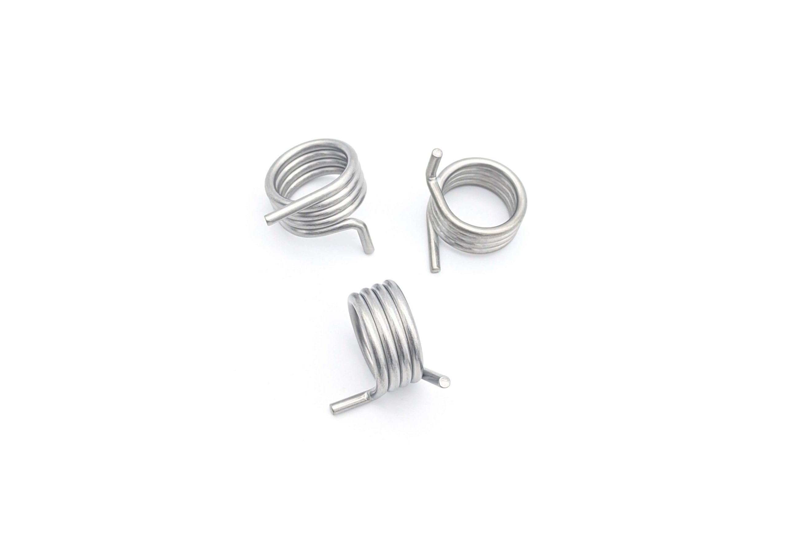 3 Stainless steel torsion springs