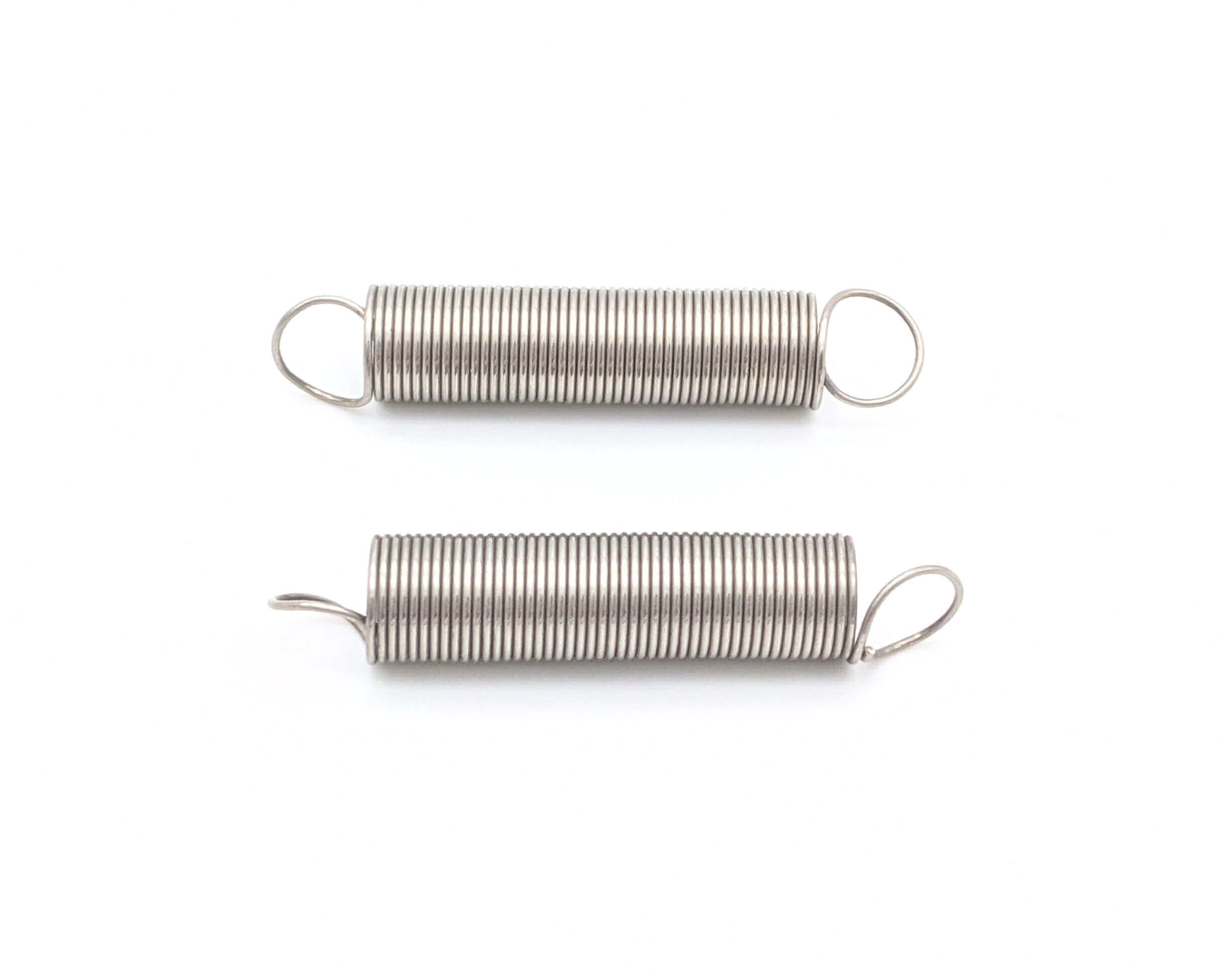 High strength Custom Steel Extension Spring,With Hooks Big Coil Tension Spring,2mm Wire Diameter*19mm Out Diameter* mm Length,2PCS 70-250 Length : 2x19x70mm Chenweiwei Hwqpq-Springs Pins 