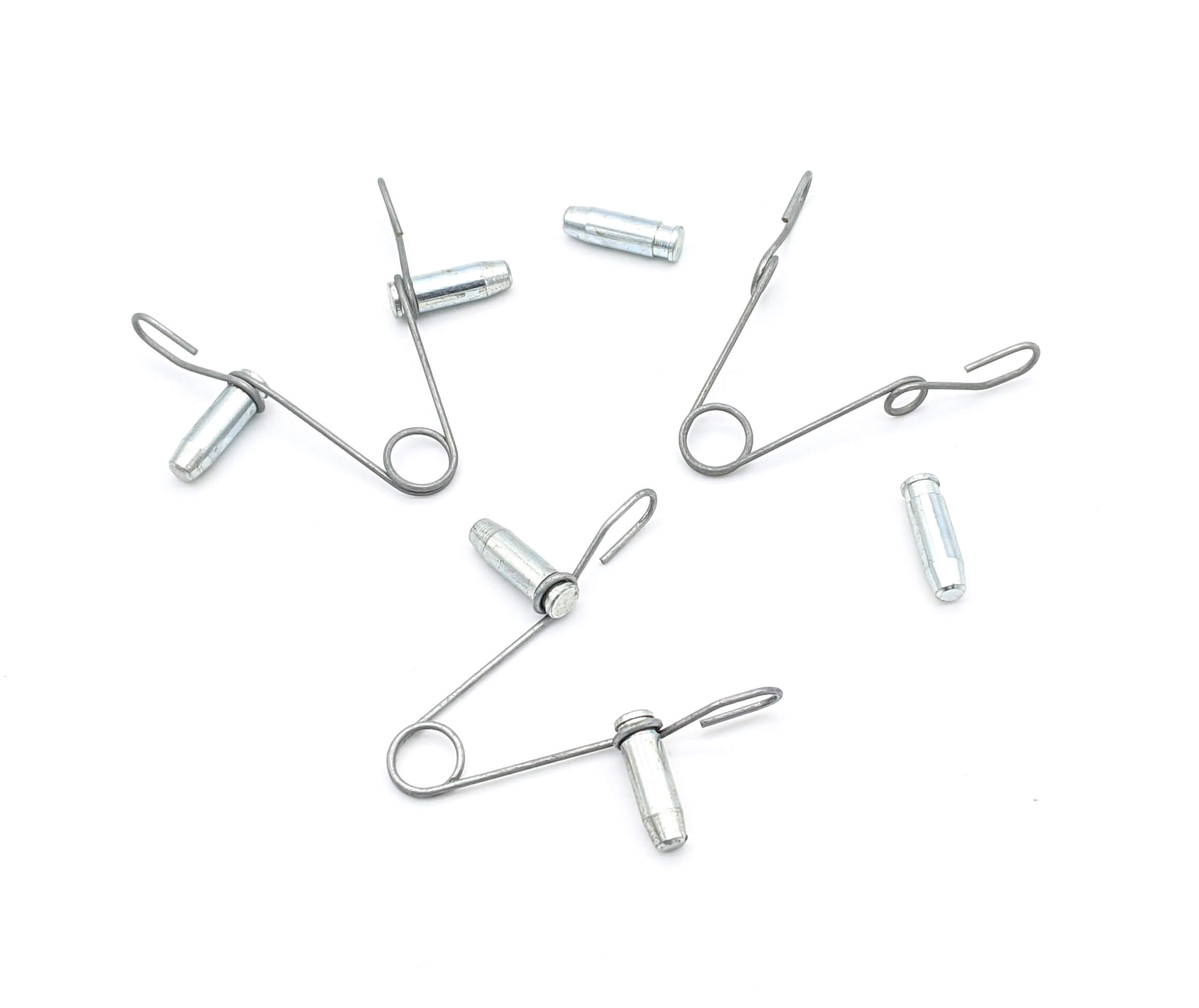 Torsion spring pin assembly